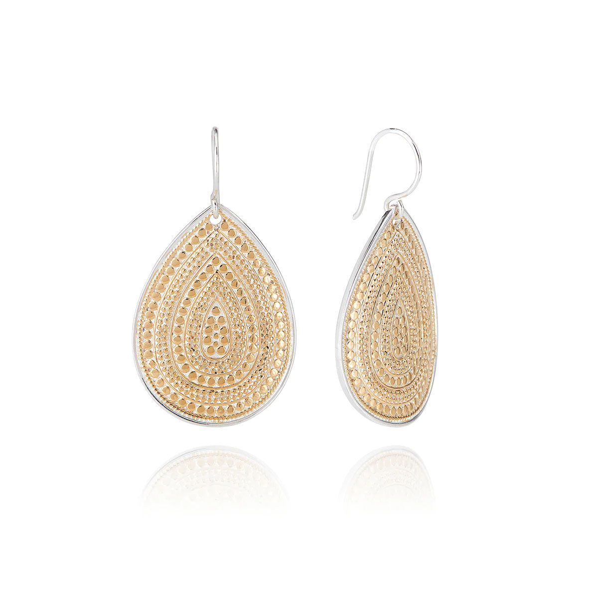 Anna Beck Classic Large Teardrop Earrings - Gold