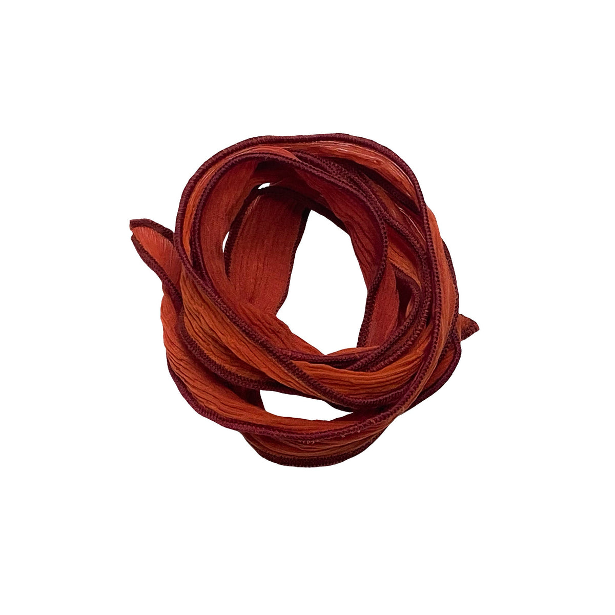 Blood Orange Hombre Silk Ribbon
