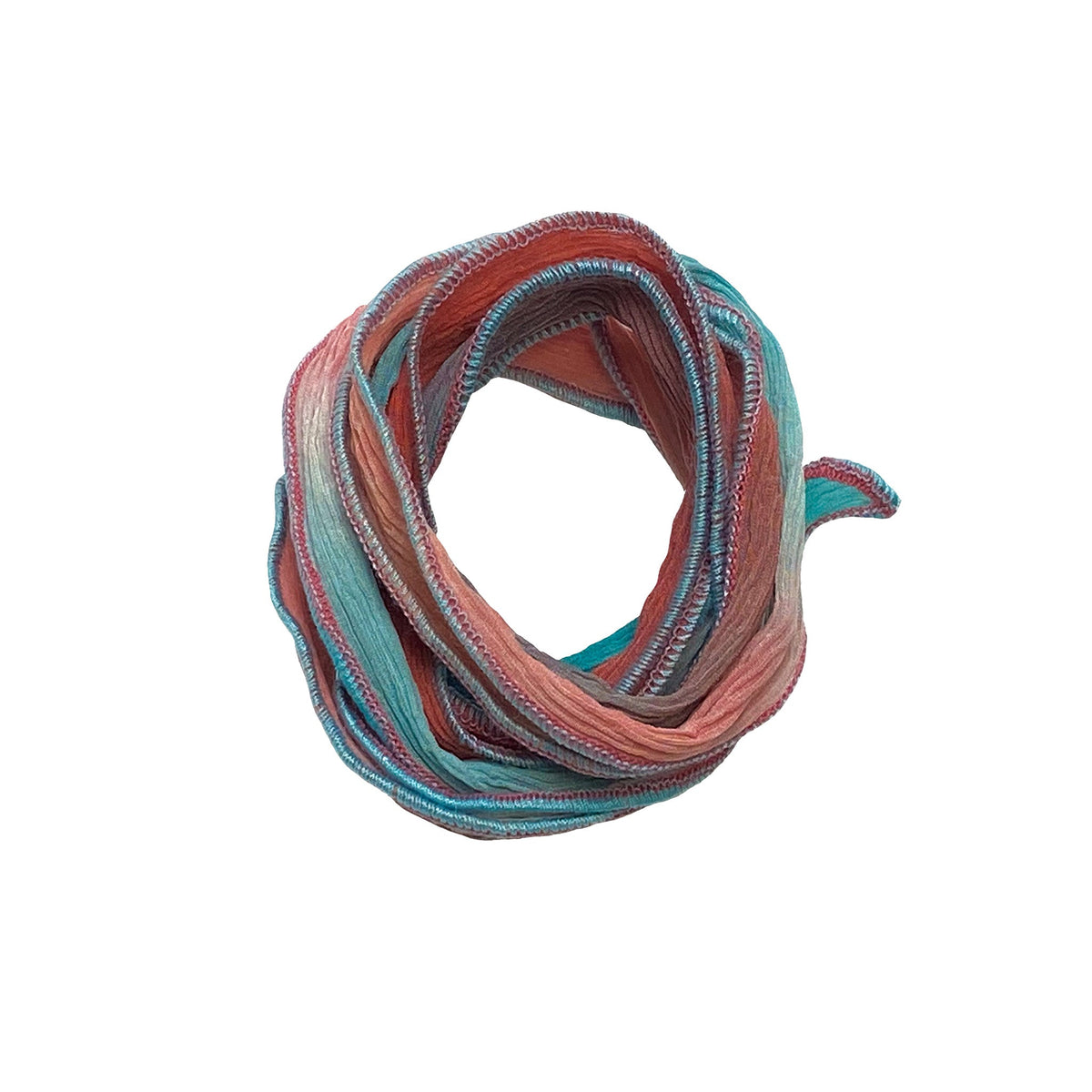 Bright Aqua Silk Ribbon