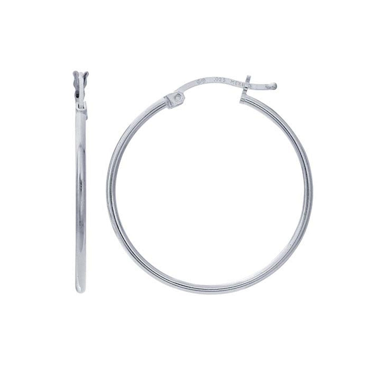 Sterling Silver 30mm Hoop Earrings