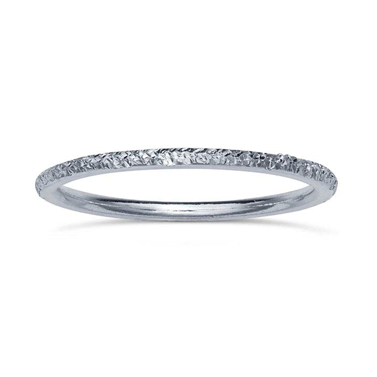 Sterling Silver Flat Stackable Ring